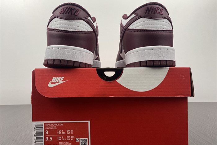 nike dunk low bordeaux - dd1503-108