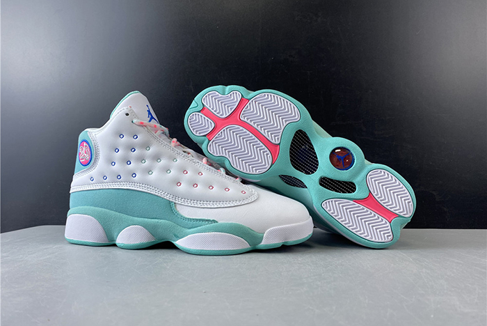 air jordan 13 gs “aurora green”439358-100