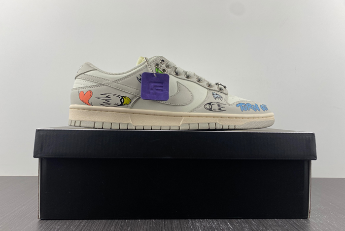 nike dunk low chrome hearts dd1503-107 p.22