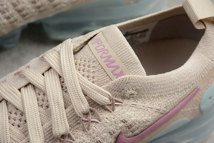 nike air vapormax flyknit 2.0 particle beige/smokey mauve  womens 942843-203